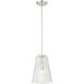Saben 1 Light 9.1 inch Polished Nickel Indoor Pendant Ceiling Light